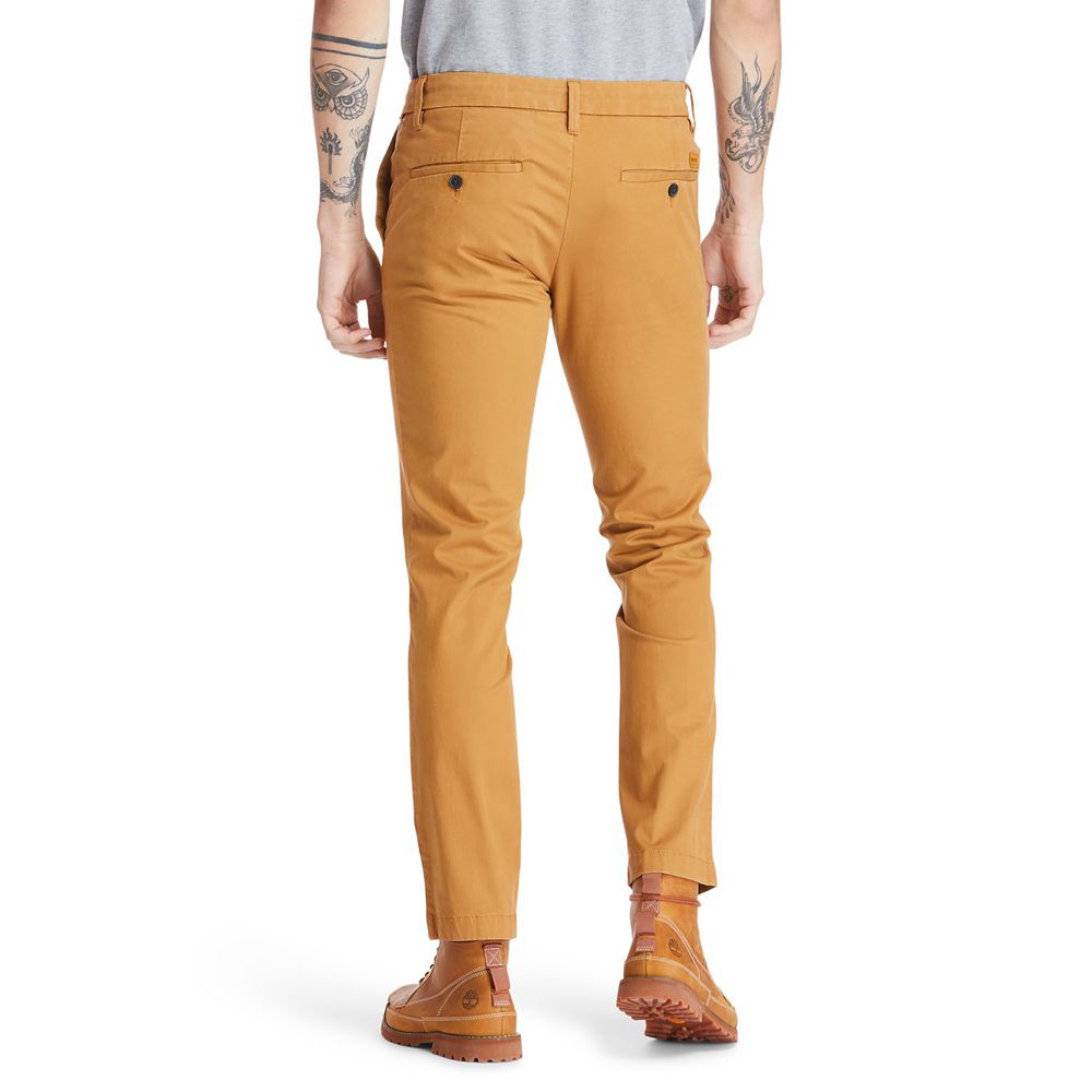 Pantaloni Timberland Barbati Maro - Sargent Lake Slim Stretch Chino - Romania - HGFONS907